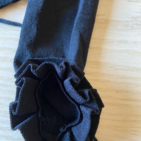 Monnalisa shrug cardigan black - Picture 4 of 5